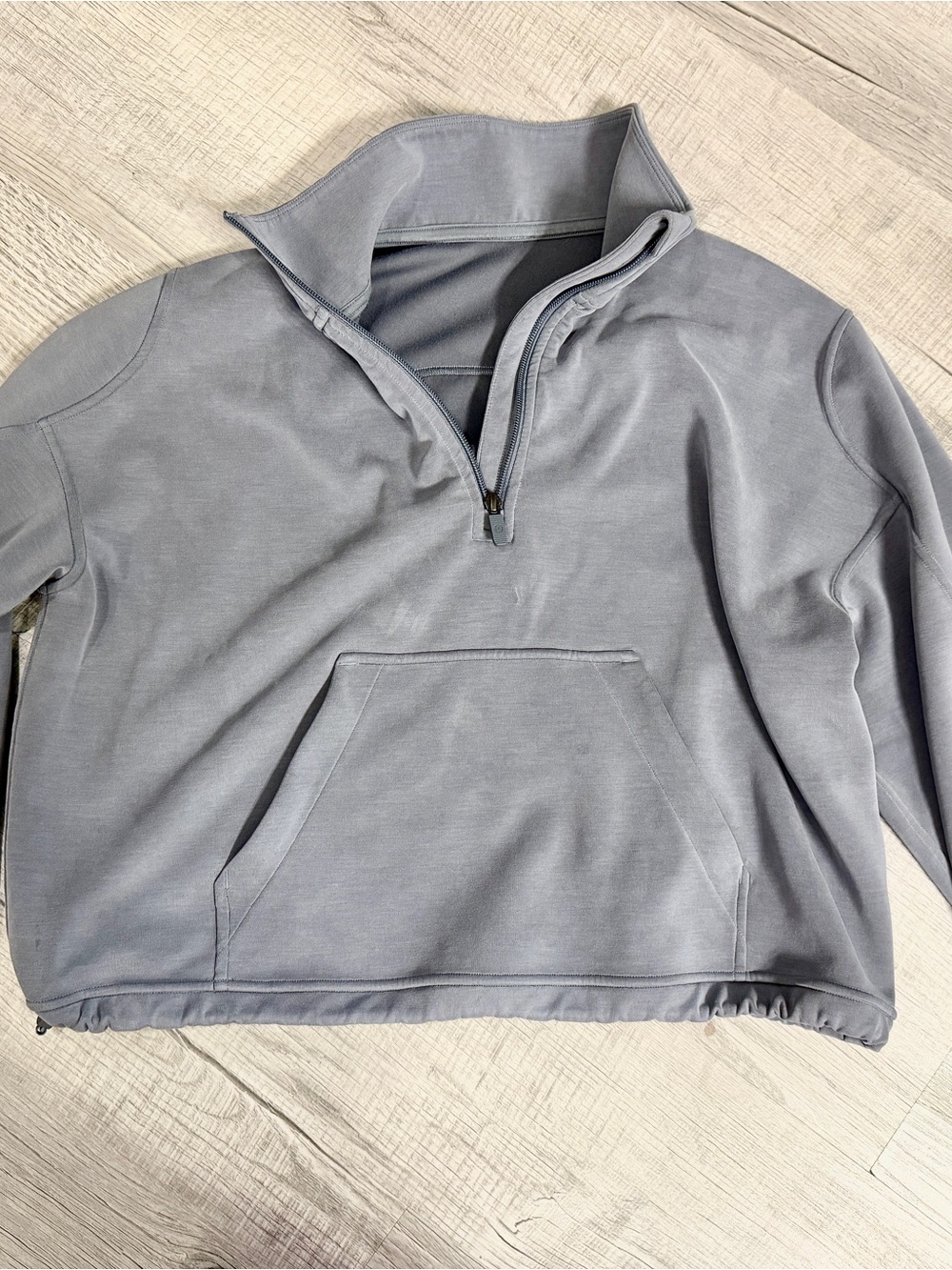 lululemon athletica women’s Half-Zip Pullover - Light Gray